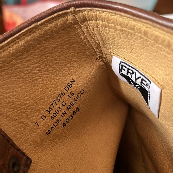 Frye boots-Carmen Harness Short Boots-Dark Brown size 7 B - Picture 15 of 16